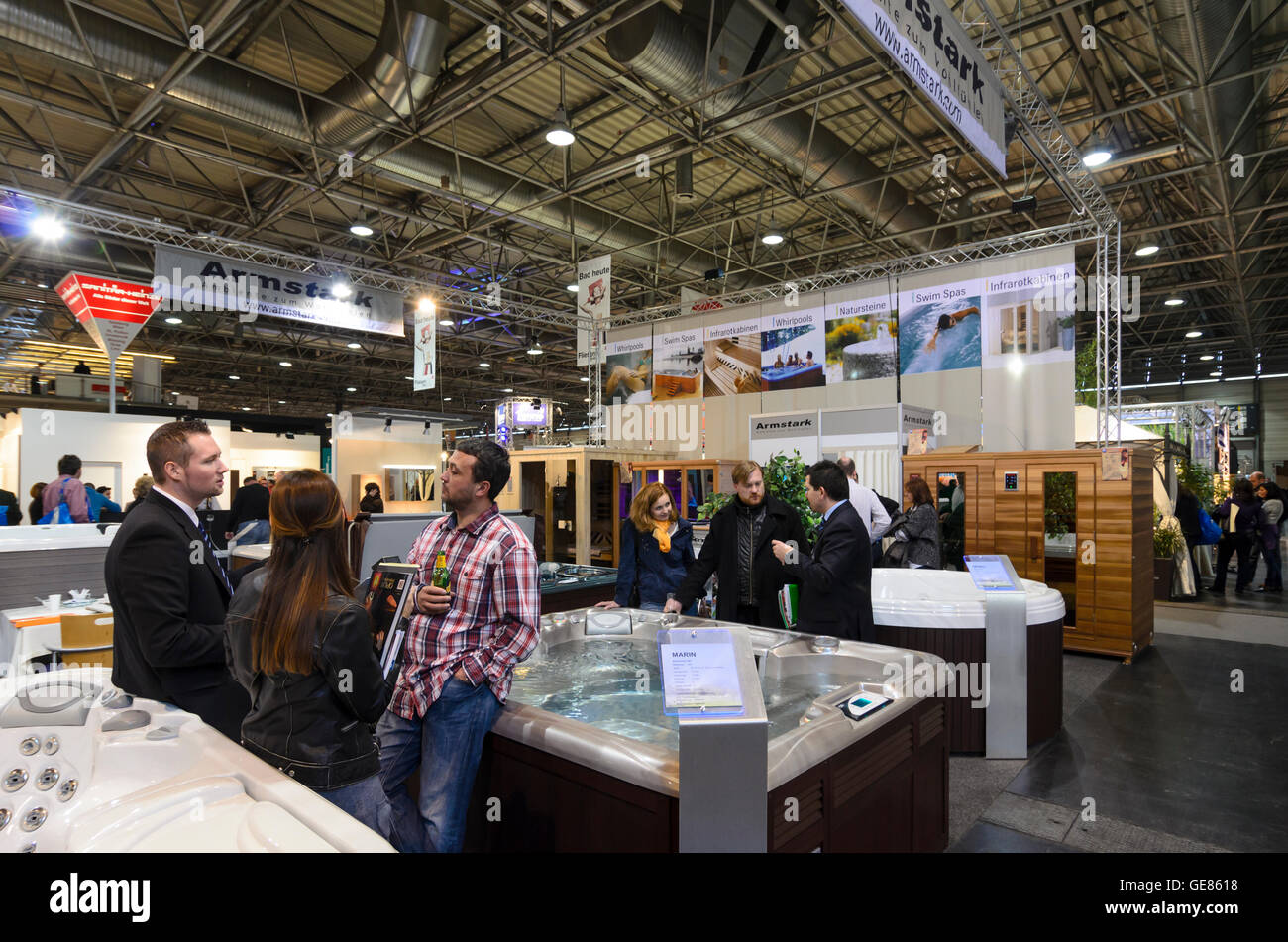 Wien, Viena: Feria ' Vida & Interieur ' en Messe Wien, hidromasaje, Austria, Wien, 02. Foto de stock