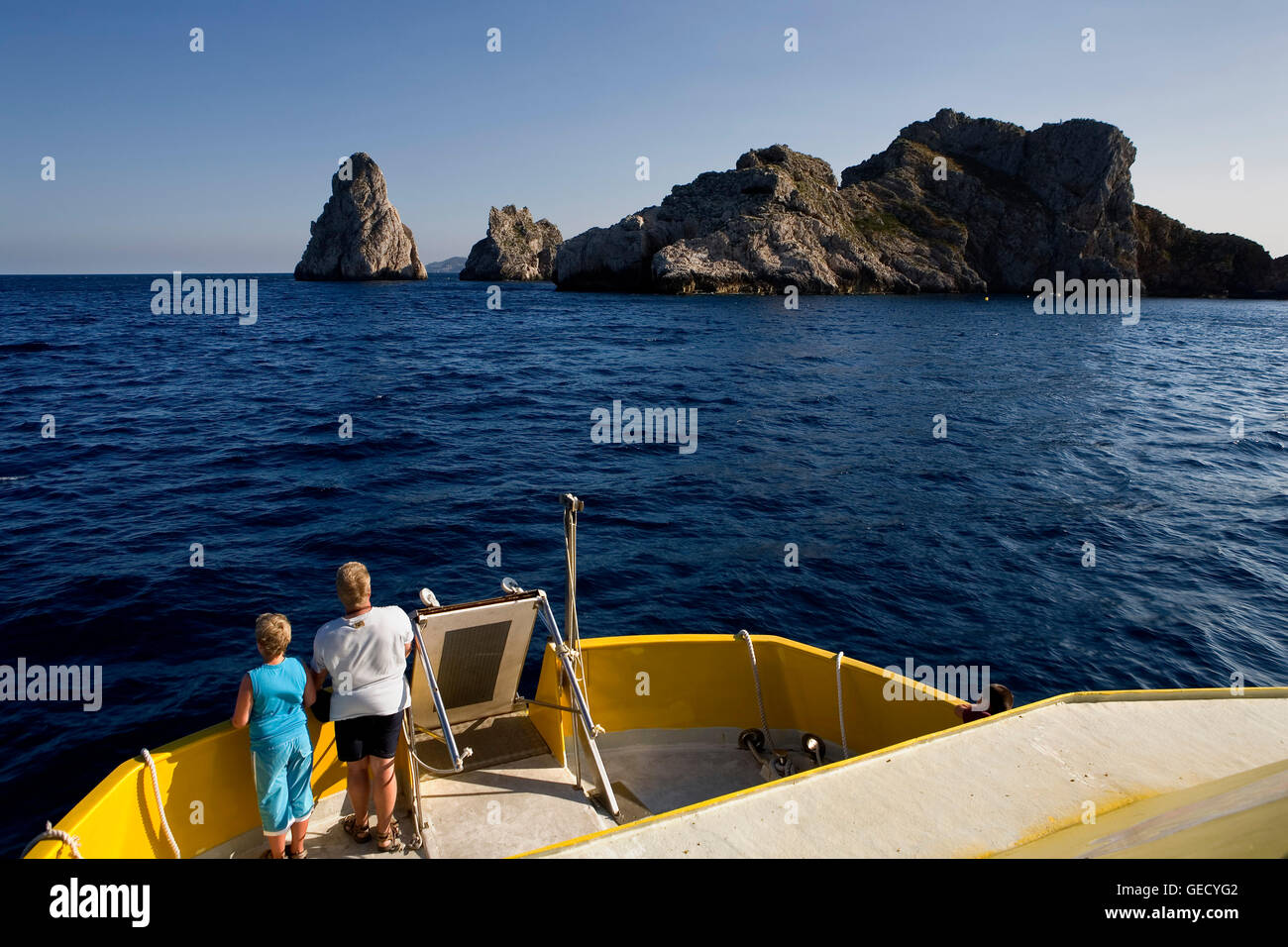 L'Estartit. Las Islas Medes, visto desde un barco.Costa Brava. La provincia  de Girona. Cataluña. España Fotografía de stock - Alamy