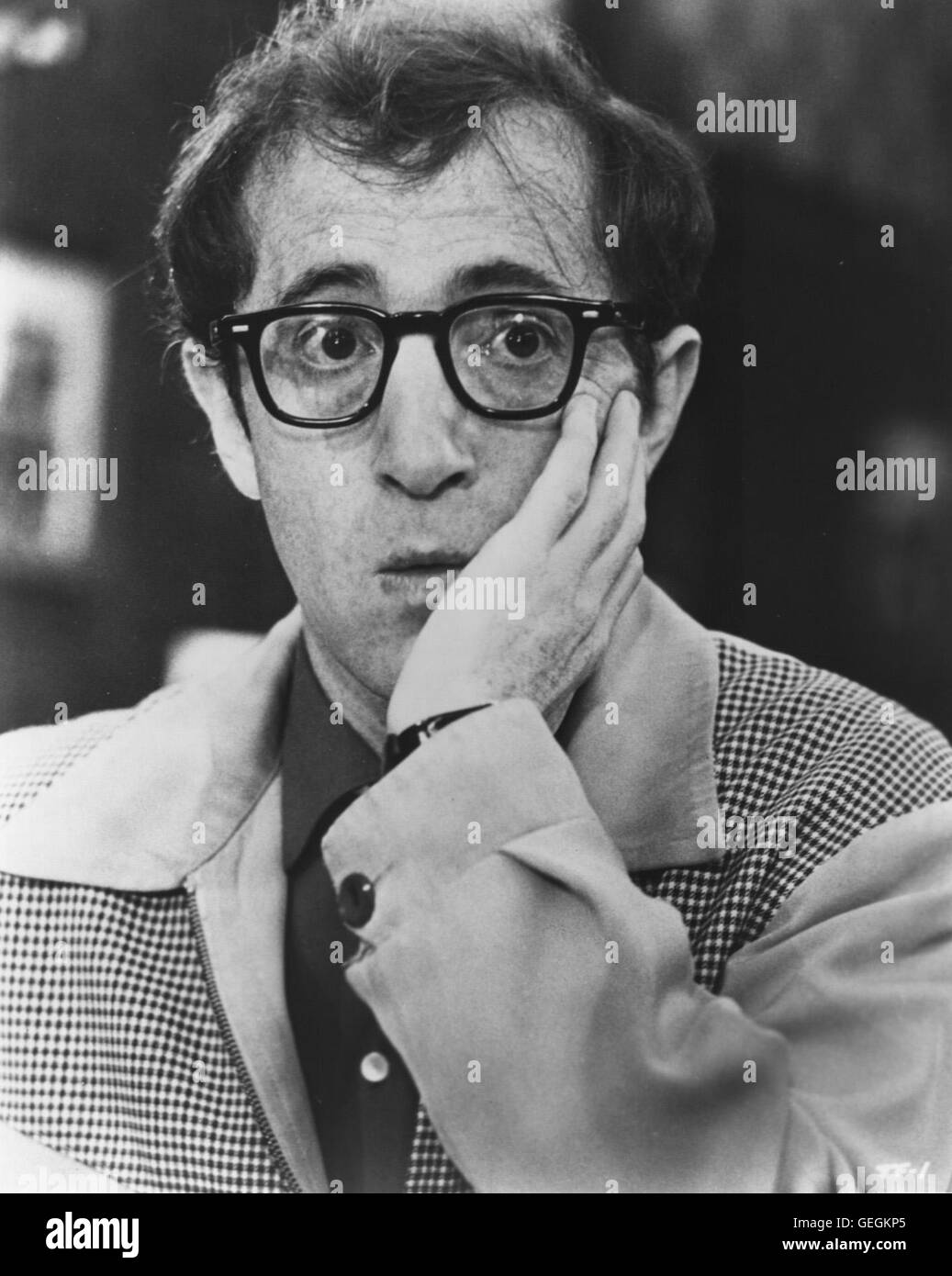 Szenenbild, Woody Allen, Woody Allen Foto de stock