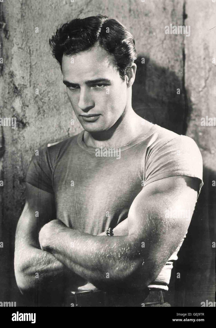 Marlon Brando *** título Local *** 1951, Un Tranvía llamado Deseo, Endstation Sehnsucht Foto de stock