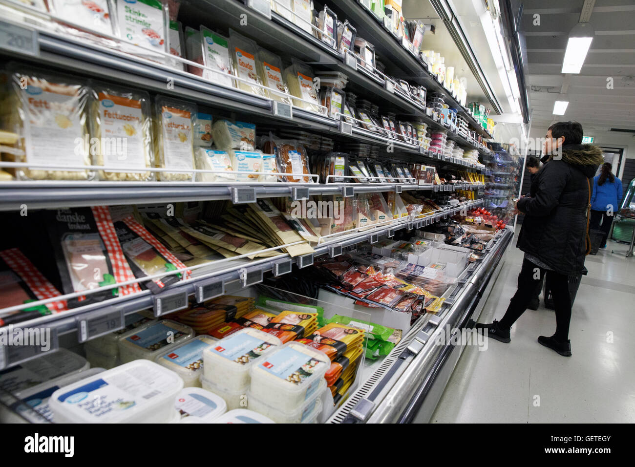 Supermercado, Nuuk (Groenlandia Foto de stock