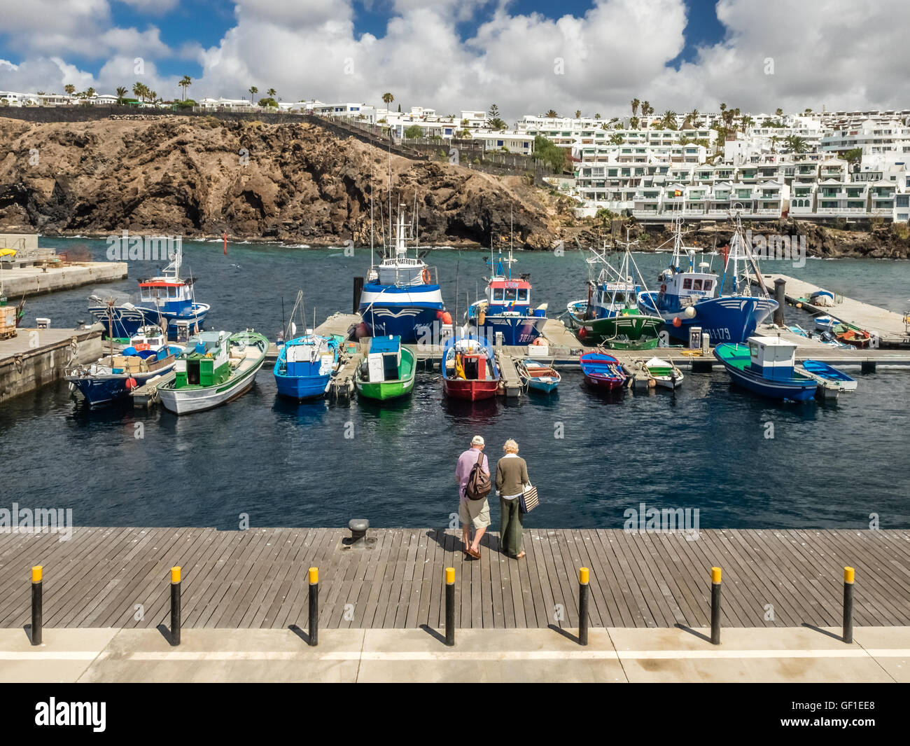 Lanzarote Puerto Del Carmen Casco Antiguo Fotos e Imágenes de stock Alamy