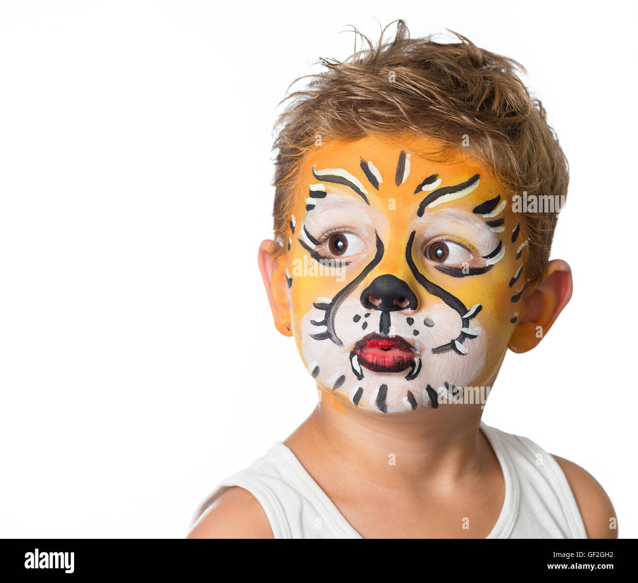 Pintura de la cara del tigre fotografías e imágenes de alta resolución -  Alamy