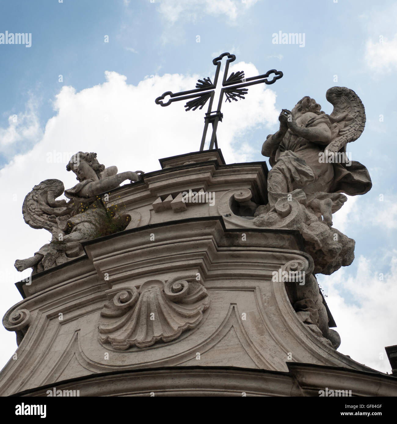 La basílica de la santa cruz de Jerusalén Fotografía de stock Alamy