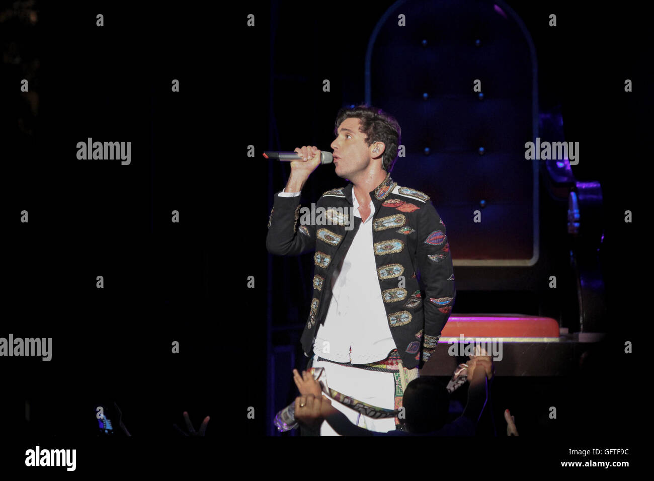Roma Italia El 31 De Julio 2016 La Cantante Pop Ingles Mika Tocando En Vivo En El Auditorium Parco Della Musica En Roma C Paolo Pizzi Pacific Press Alamy Live News Fotografia De Stock alamy