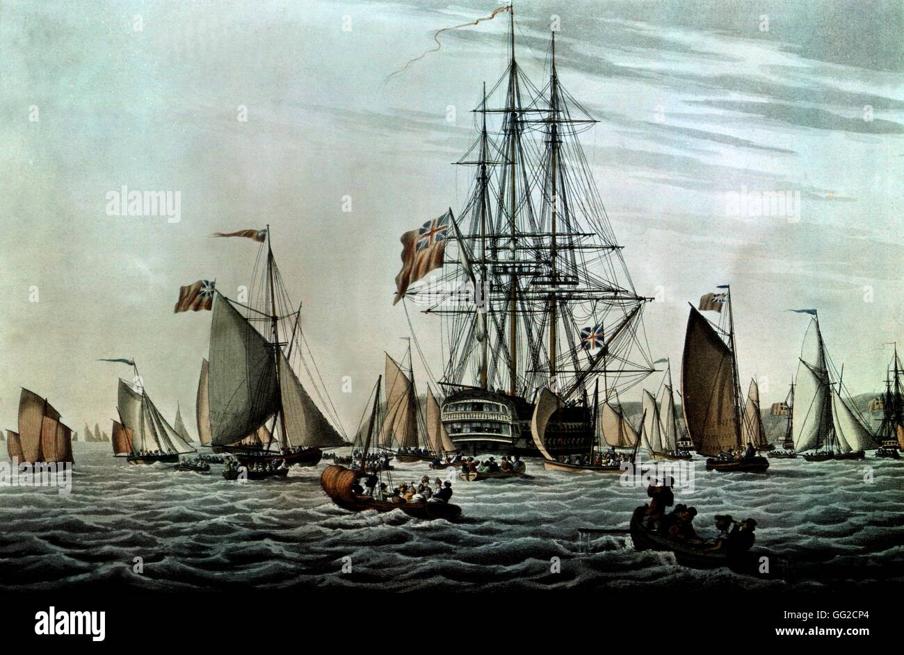 Antes de su exilio a st fotografías e imágenes de alta resolución Alamy