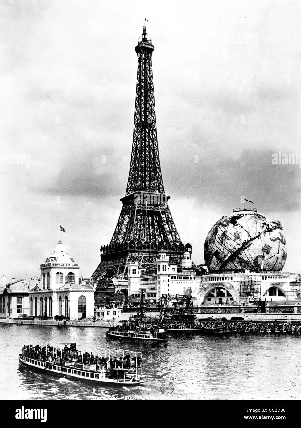 La Feria Mundial de 1900 en París, Francia 1900 Foto de stock