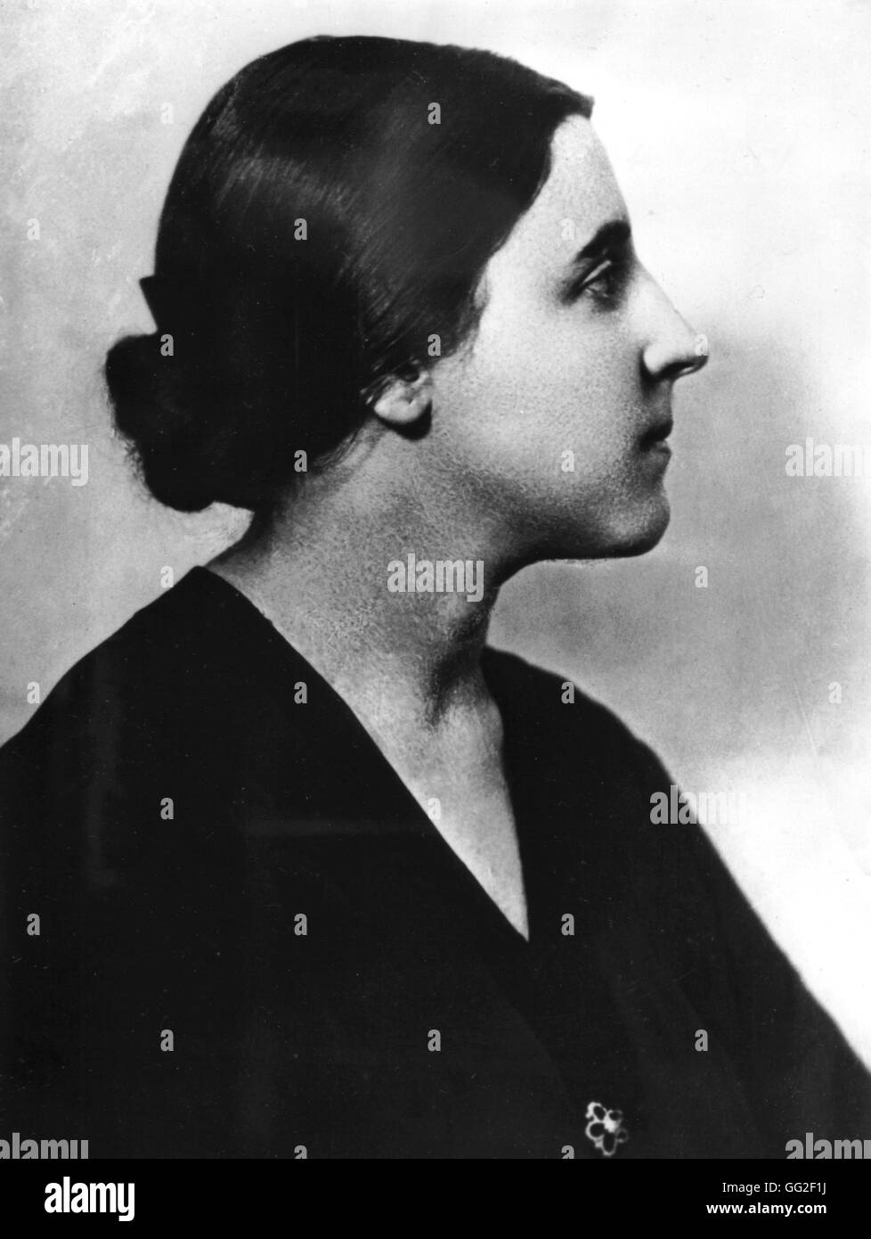 Nadia Alliloneva, la segunda esposa de Stalin, de 30 años de edad la URSS del siglo XX. Foto de stock