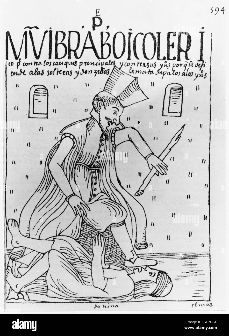 Felipe guaman poma de ayala fotografías