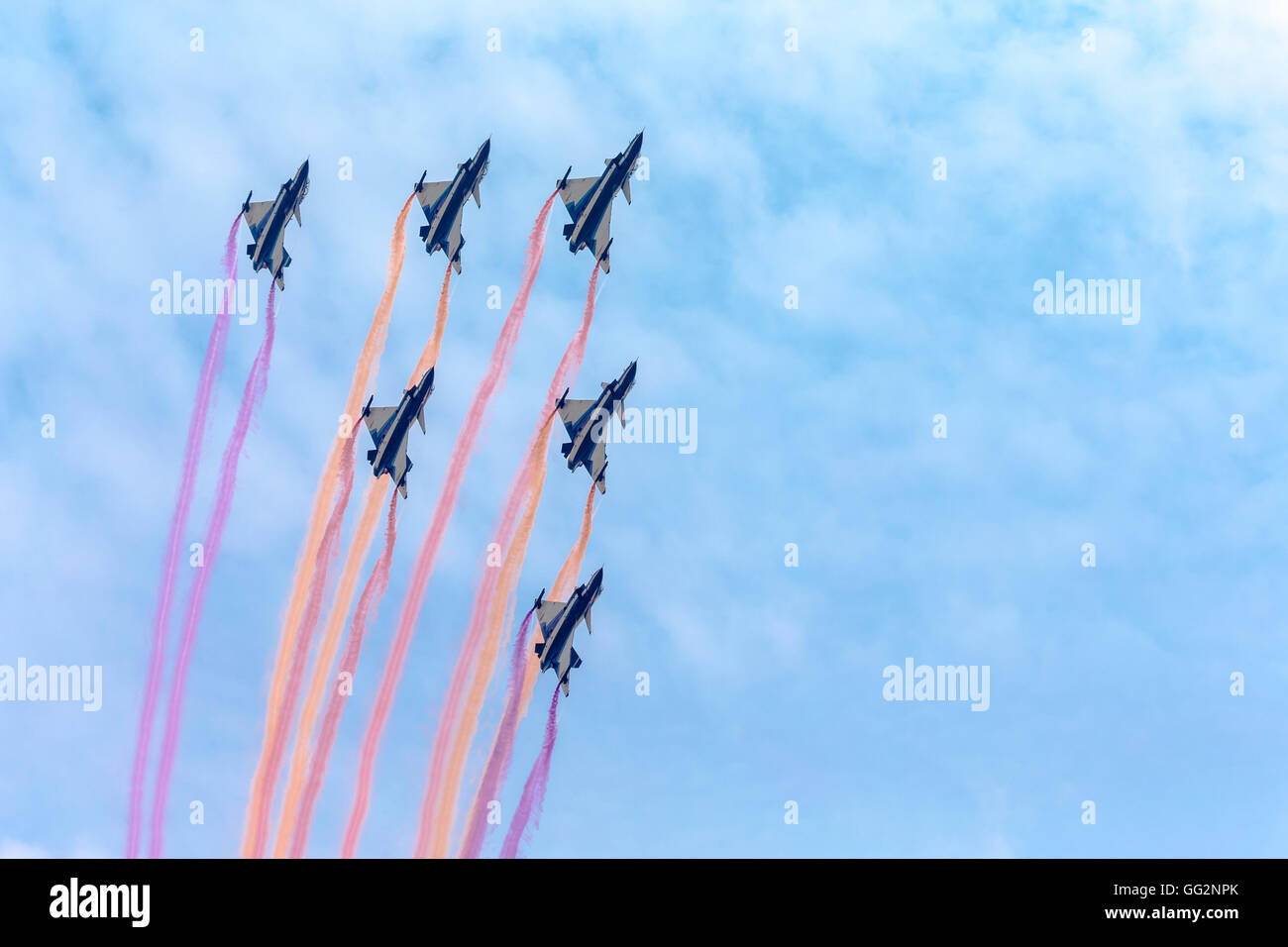 Aviones de combate airshow Foto de stock