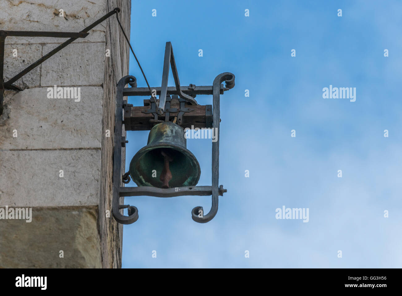 La campana de San Pedro Dom en Regensburg Foto de stock
