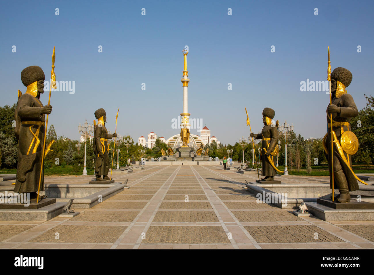 Geografía / viajes, Turkmenistán, Ashgabat, monumento de la