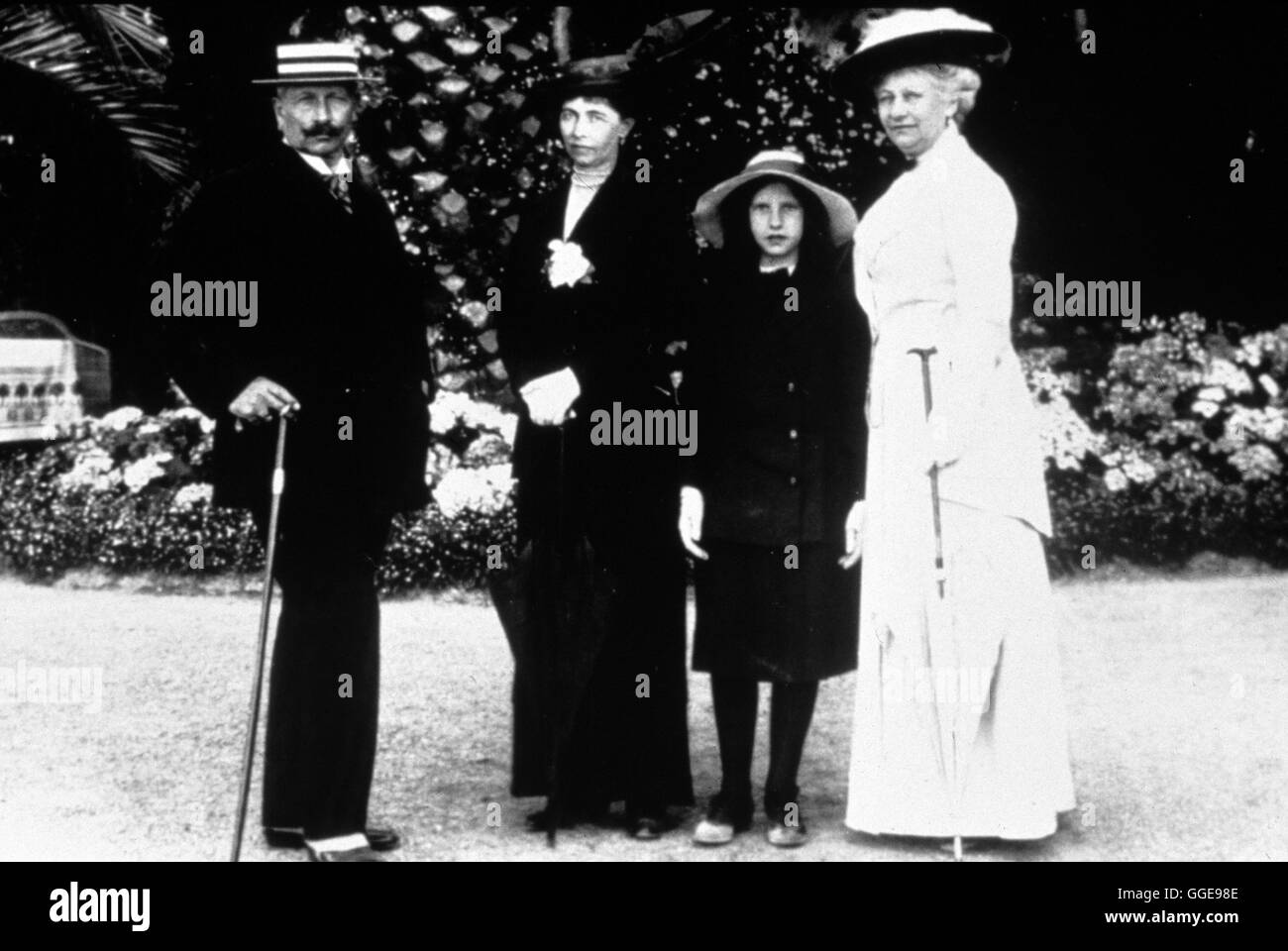 D 2000 / Peter Schamoni HISTORISCHE AUFNAHME MIT Kaiser Wilhelm II und KAISERIN AUGUSTE VIKTORIA/ Regie: Peter Schamoni Foto de stock