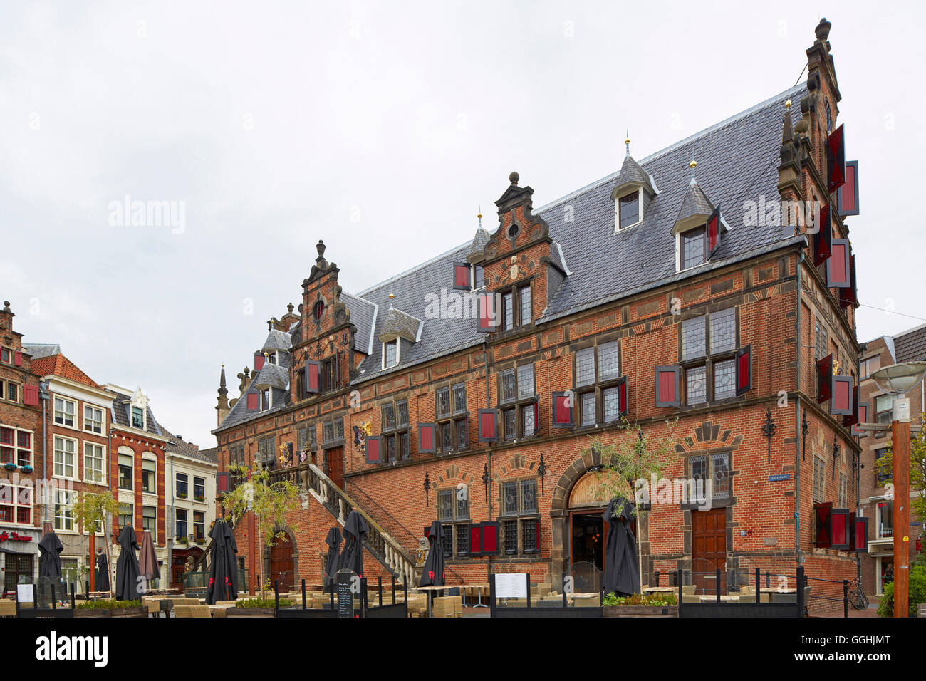 De Waagh en el Grote Markt, Nijmegen, provincia de Gelderland, Países Bajos, Europa Foto de stock
