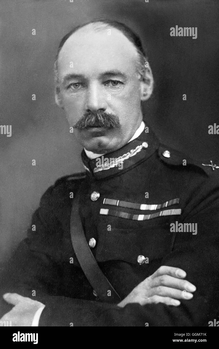 El General Henry Seymour Rawlinson, 1er Barón Rawlinson (Sir Henry Rawlinson: 1864-1925), un británico de la Primera Guerra Mundial general, mejor conocido por su papel en la batalla del Somme de 1916. Foto desde el Servicio de Noticias Bain c. 1917. Foto de stock