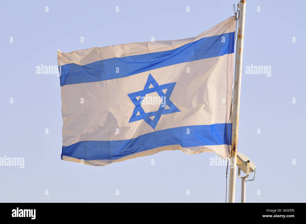 Geografía / viajes, Israel, Jerusalén, Israel bandera, Israel, Oriente Medio, Oriente, Additional-Rights-Clearance-Info-Not-Available Foto de stock