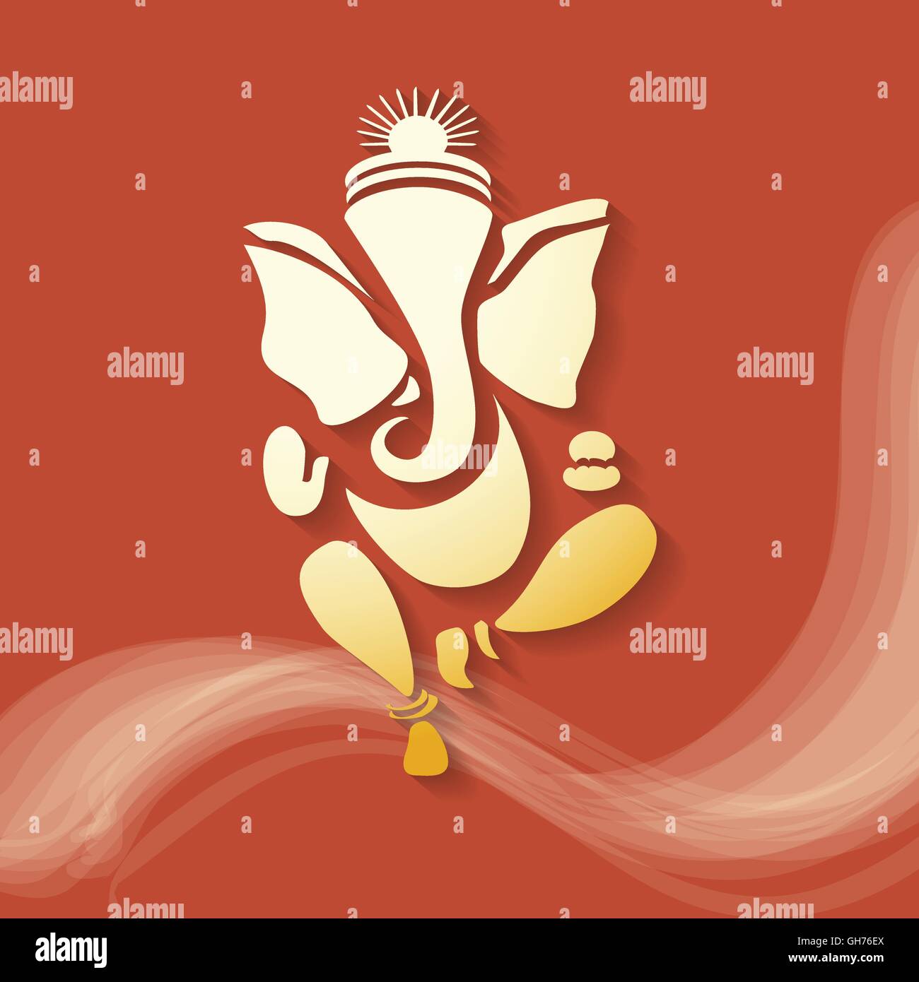 Ganesh painting Imágenes vectoriales de stock Alamy