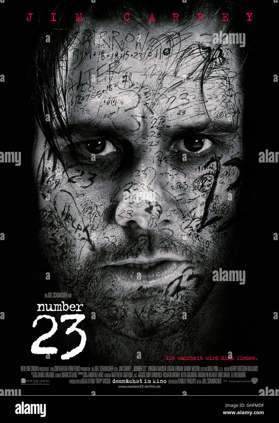 The Number 23 Film Fotos E Imagenes De Stock Alamy