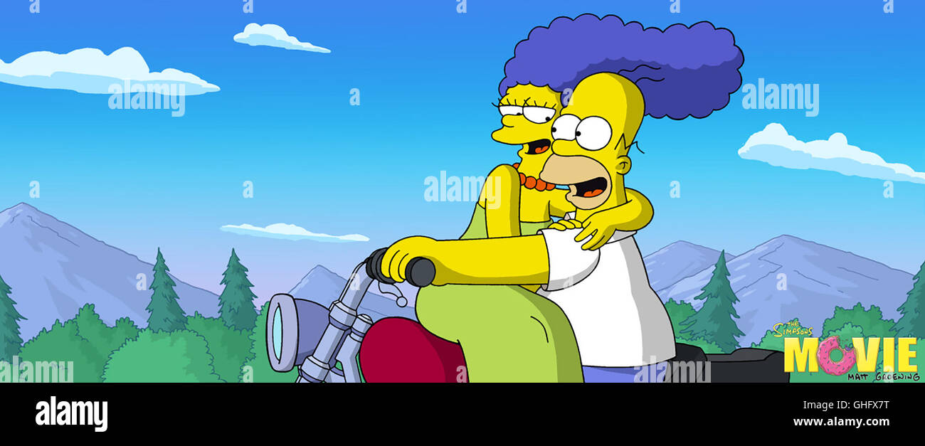 Die Simpsons Der Film / Marge y Homer Simpson Regie David Silverman