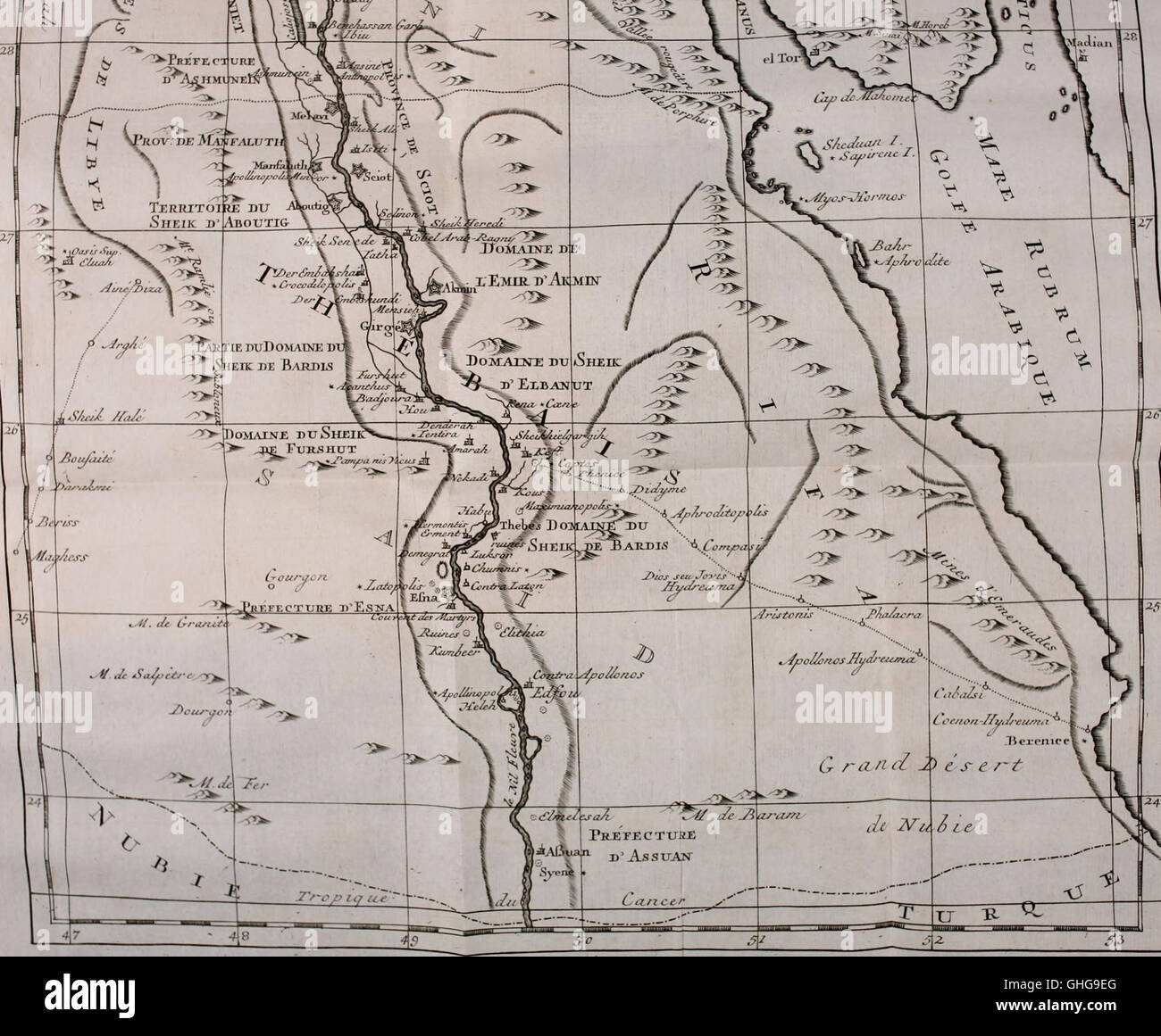 Histoire universelle depuis le comienzo du monde jusqu'à présent (1742) Foto de stock