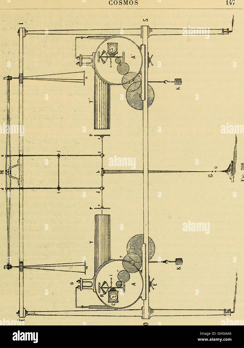 Cosmos - revista ilustrada de artes y ciencias (1892) Foto de stock