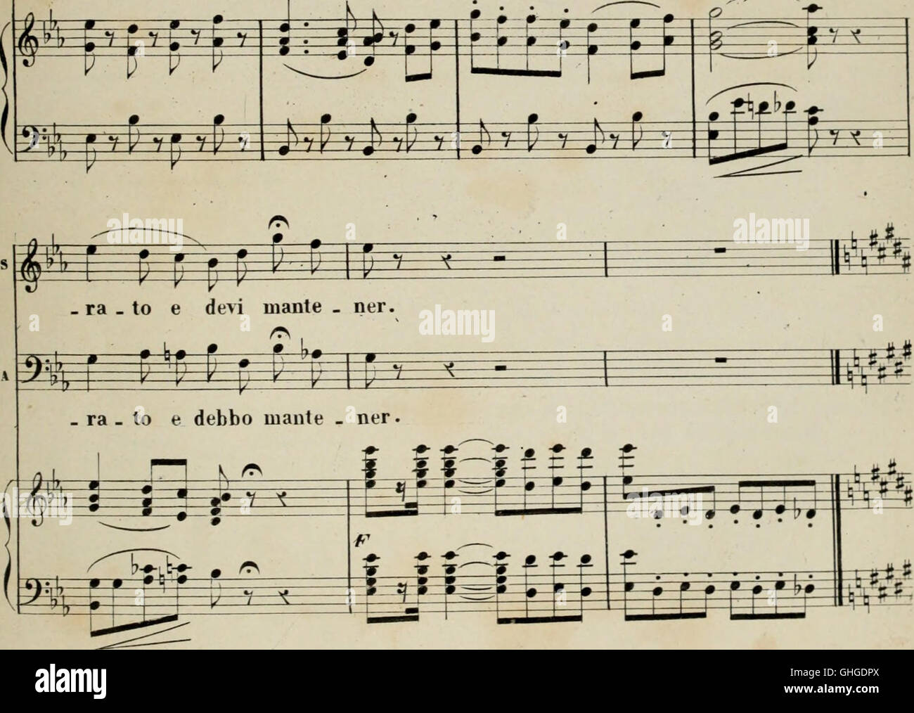 Naida - opera semiseria en 3 parti (1873) Foto de stock