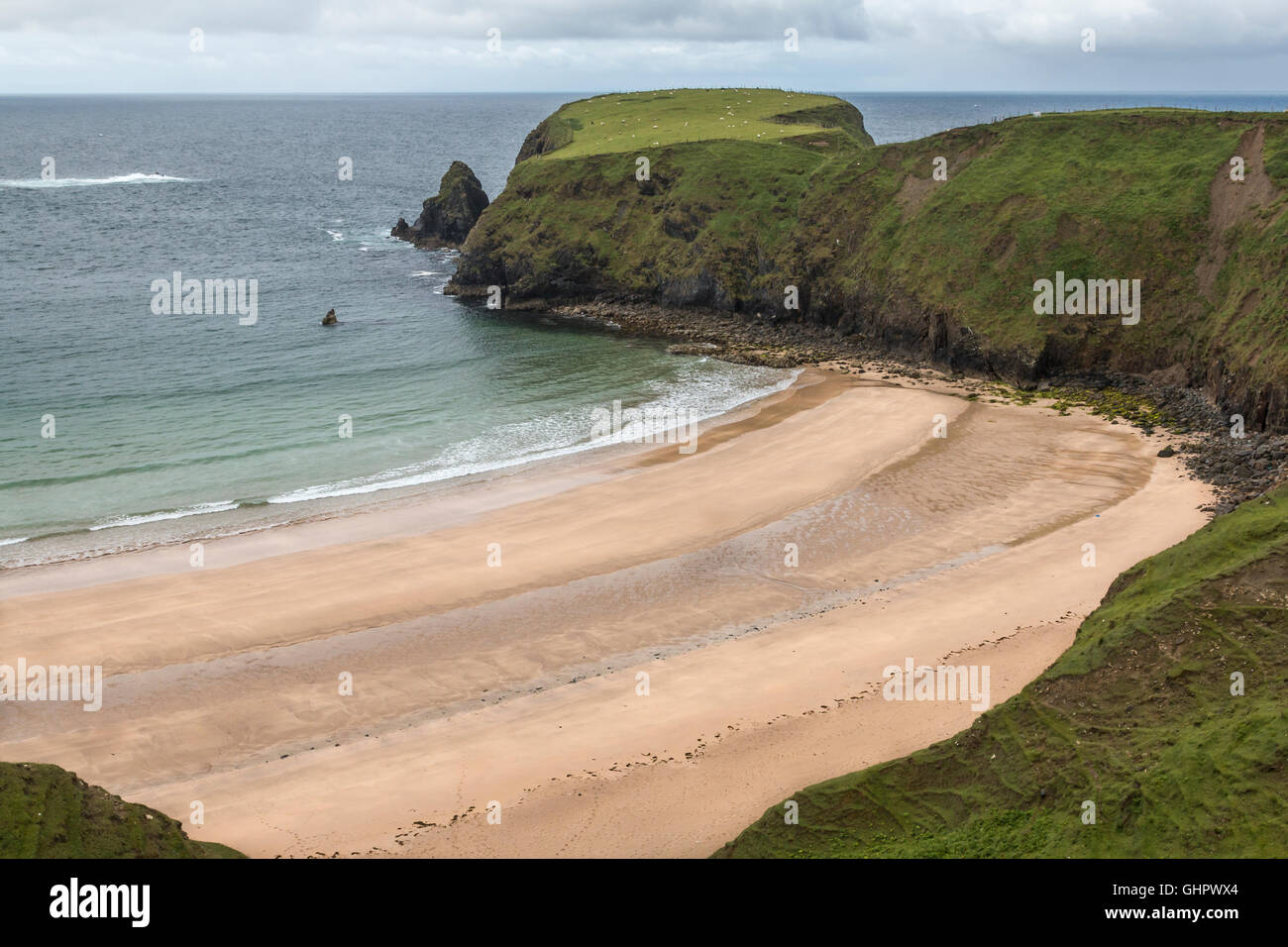 Playa Trabane Donegal Irlanda Foto de stock