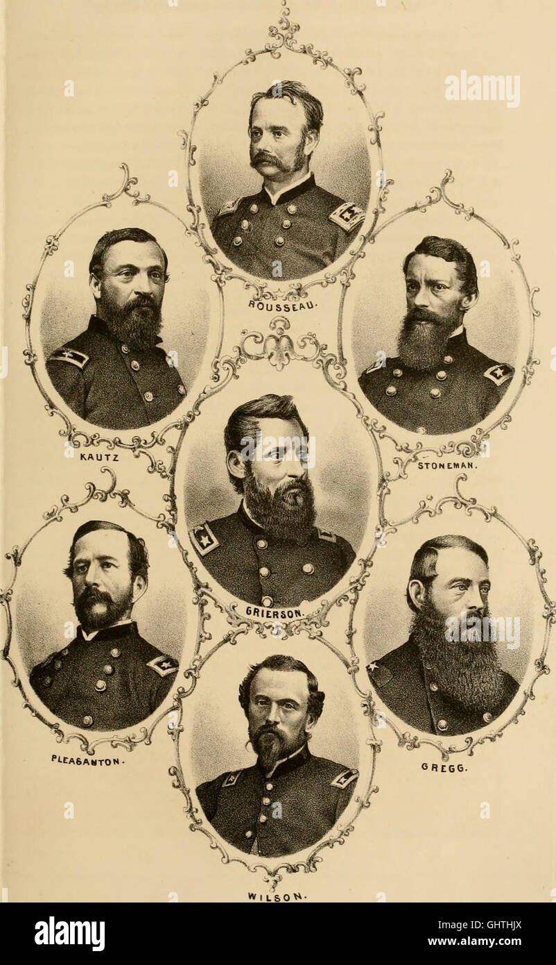La historia de la Guerra Civil de los Estados Unidos- su causa, origen, progreso y conclusión (1865) Foto de stock