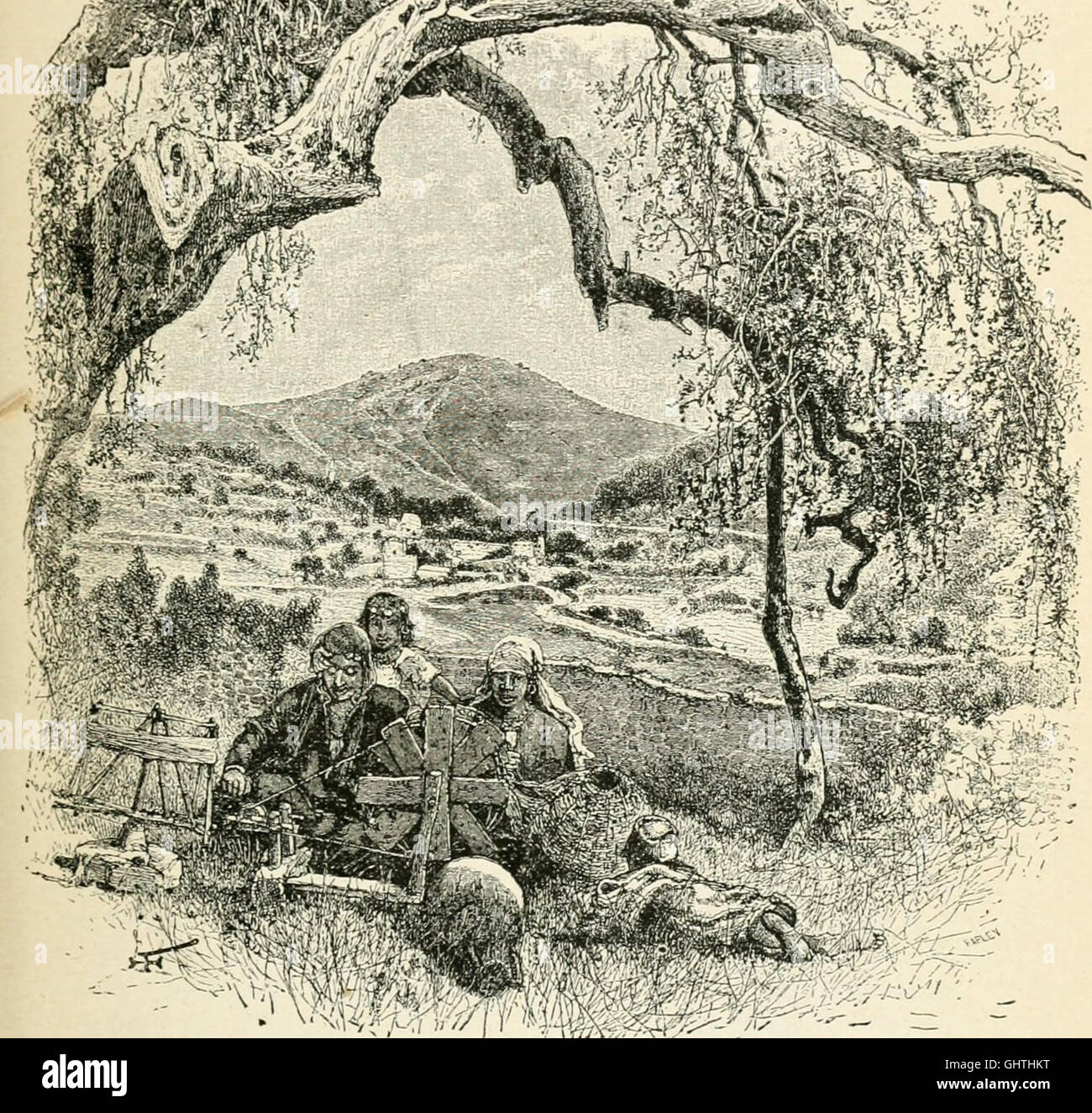 La Tierra Santa y la Biblia; (1888) Foto de stock