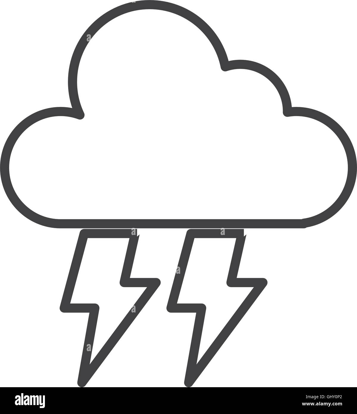 Clima en nube símbolo icono aislado Imagen Vector de stock Alamy Clima en nube símbolo icono aislado Imagen Vector de stock Alamy