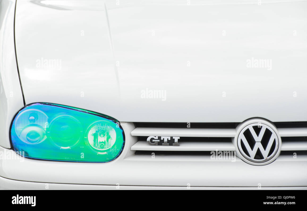 VW Golf GTI front end Foto de stock