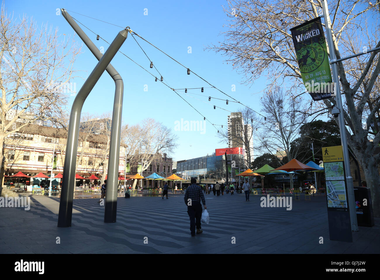 Plaza del Centenario Parramatta Foto de stock