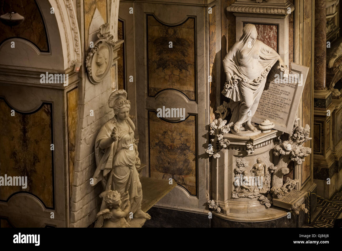 Italia, Nápoles: Cristo Velato en Palazzo Sansevero. Cristo Velado más  conocidas en el mundo Fotografía de stock - Alamy