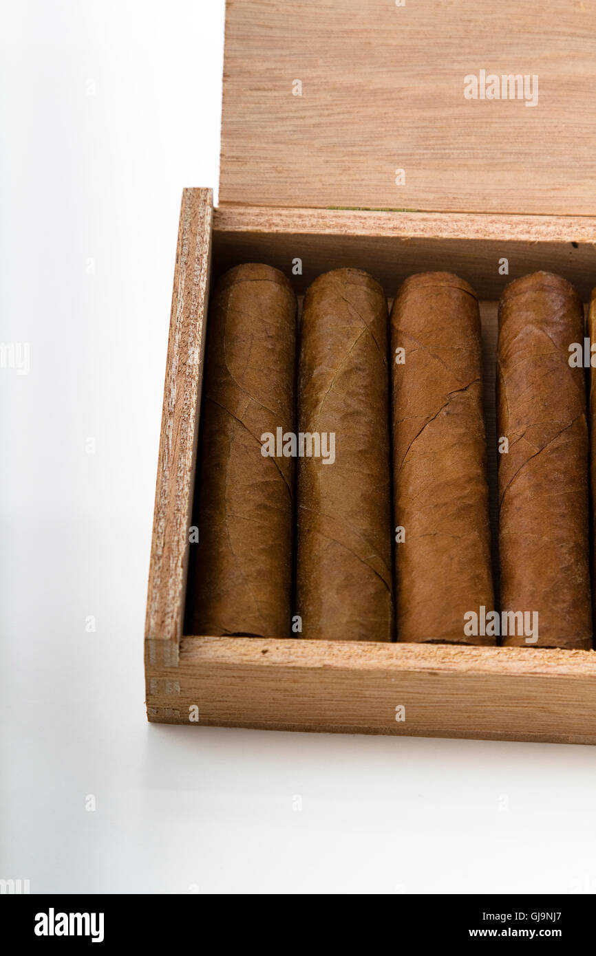 Caja de puros, hecha a mano de madera de cedro con cajón, caja de puros  cubanos de cristal con pantalla de cinco caras con higrómetro integrado