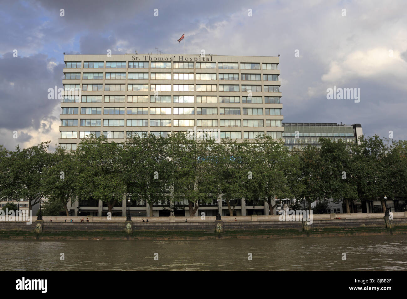 Saint Thomas' Hospital Westminster Bridge Road, London SE1 7EH Inglaterra Foto de stock