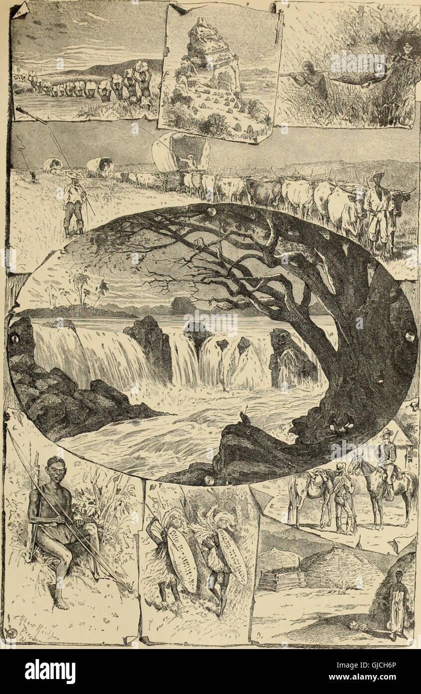 Diccionario enciclopedico hispano-americano de literatura, siencias y artes. Edicion profusamente ilustrada con millas de pequeC3B1os grabados intercalados en el texto y tirados aparte, que reproducen las Foto de stock