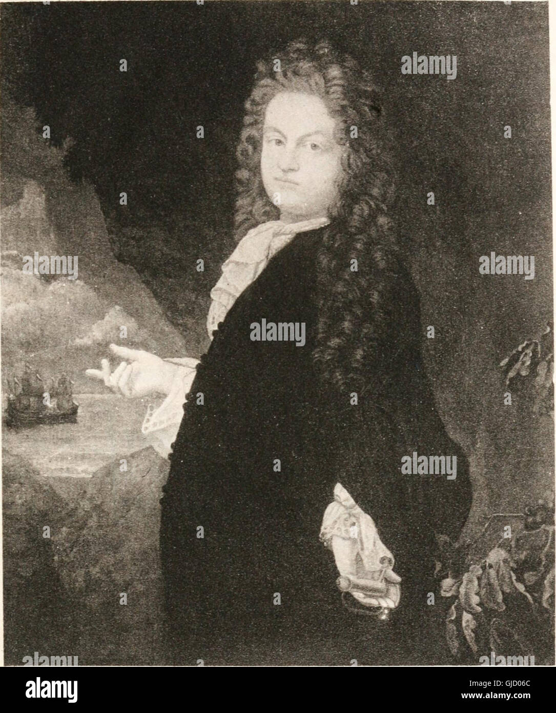 Los fundadores; retratos de personas nacidas en el extranjero que llegaron a las colonias en América del Norte antes del año 1701, con una introducción, Esbozos Biográficos y comentarios sobre los retratos (1921) Foto de stock