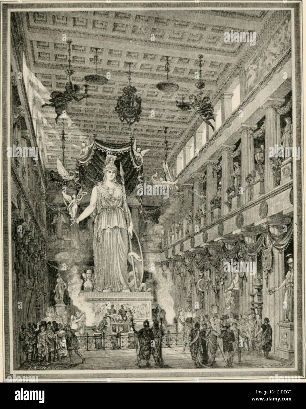 Los hombres de la antigua Grecia, por Jennie Hall (1918) Foto de stock