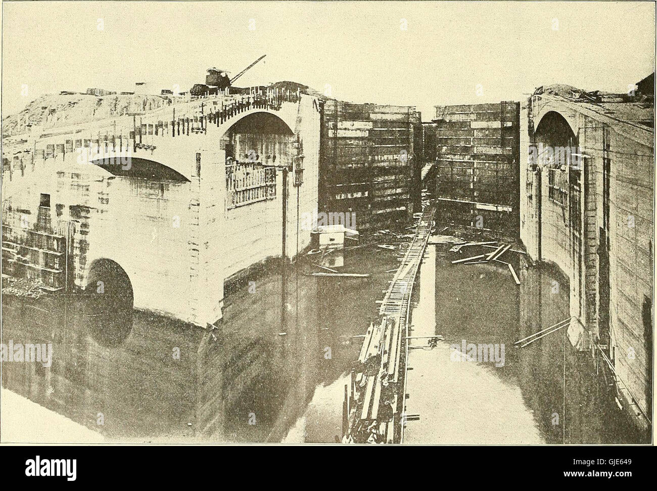 Panamá y el canal de la imagen y la prosa (1913) Foto de stock