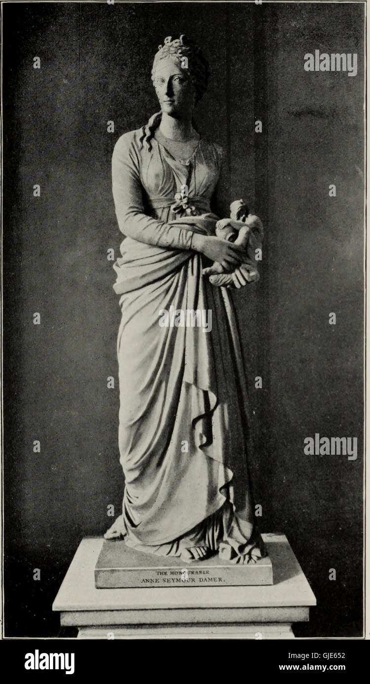 Anne Seymour Damer. Una mujer de la moda y del arte, 1748-1828 (1908) Foto de stock