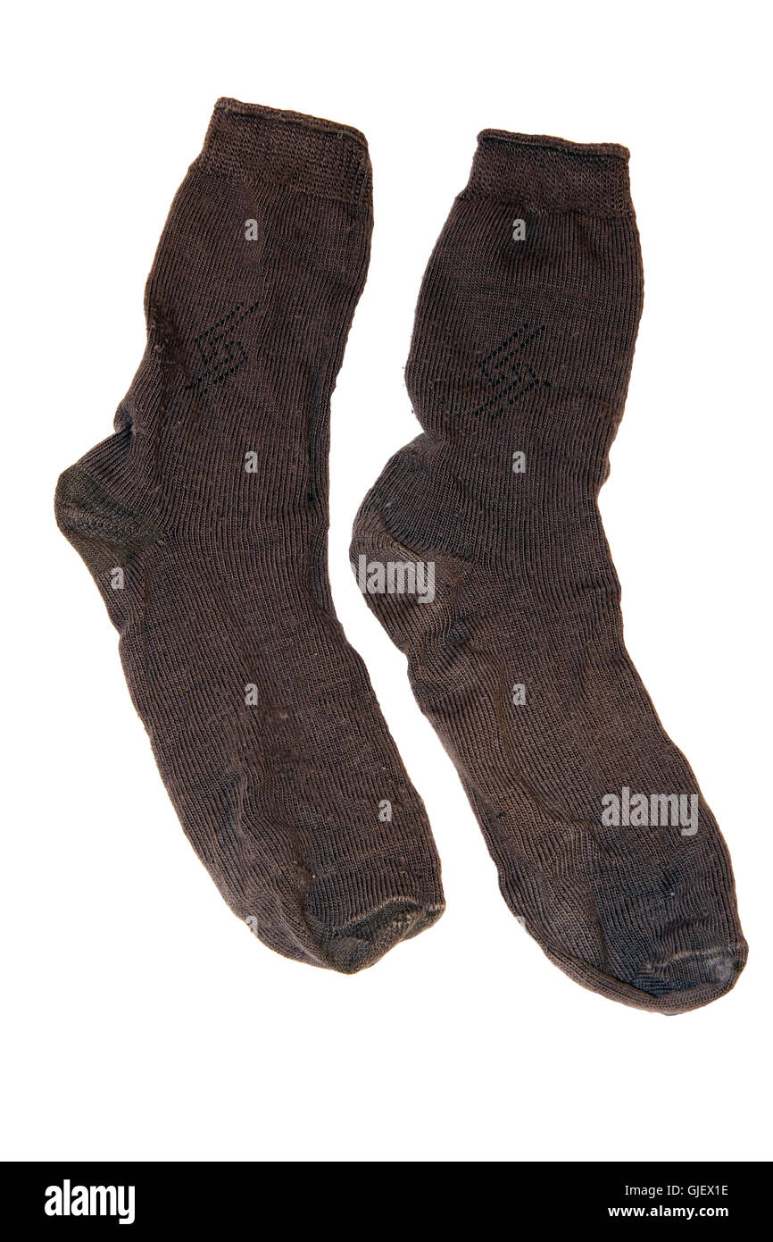 Calcetines viejos Imágenes recortadas de stock - Alamy