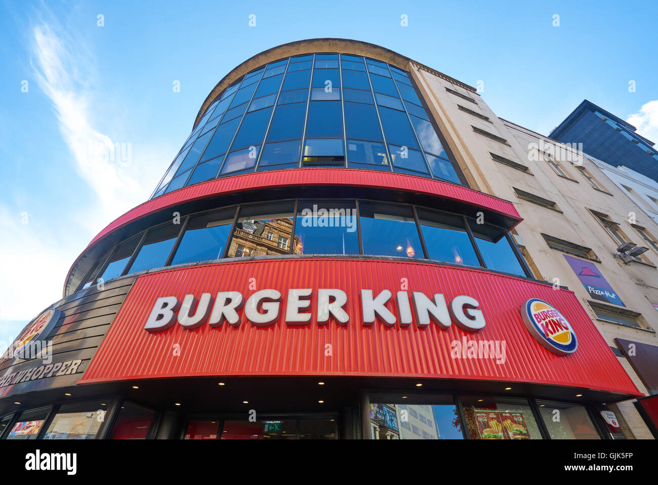 Burger King, Leicester Square. Foto de stock