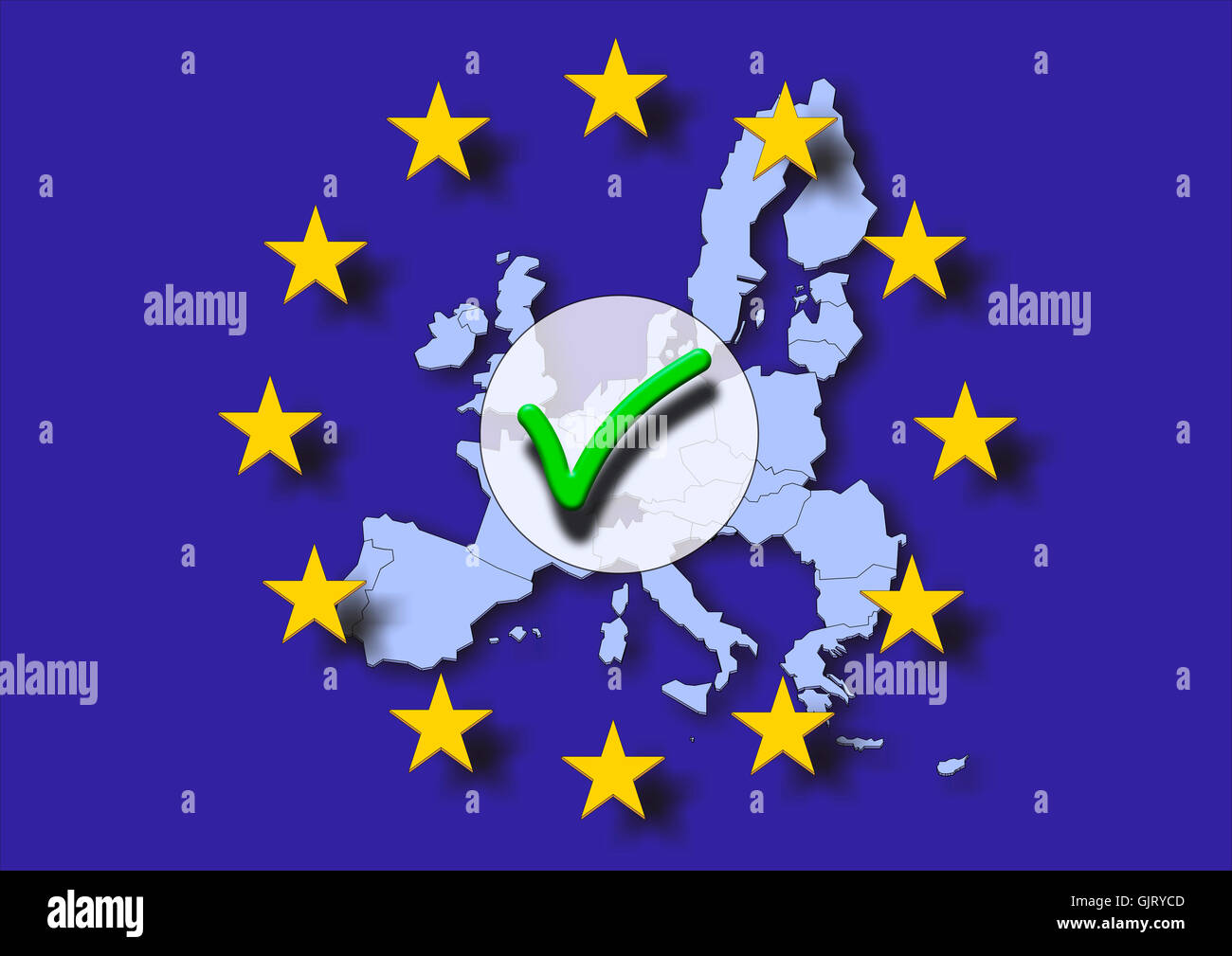Europa Unión Europea elección Foto de stock