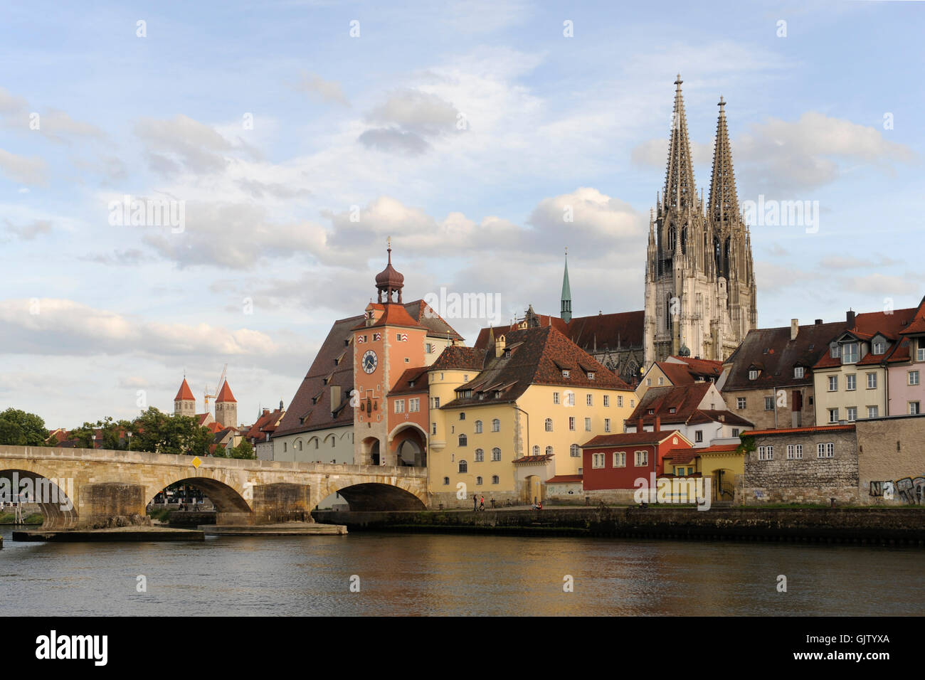 Regensburg altstadt Foto de stock