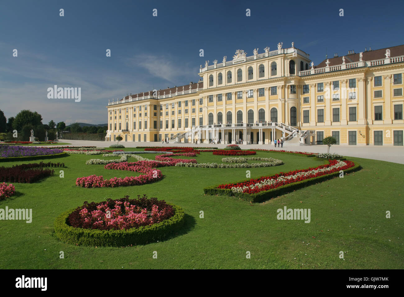 Palacio de Schonbrunn, Viena Foto de stock