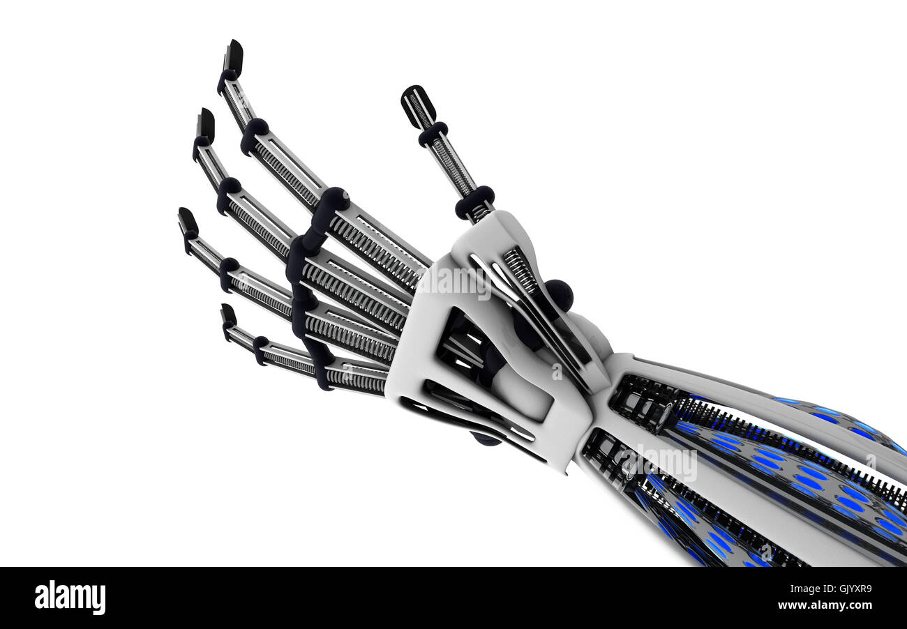 mano de robot Fotografía de stock - Alamy