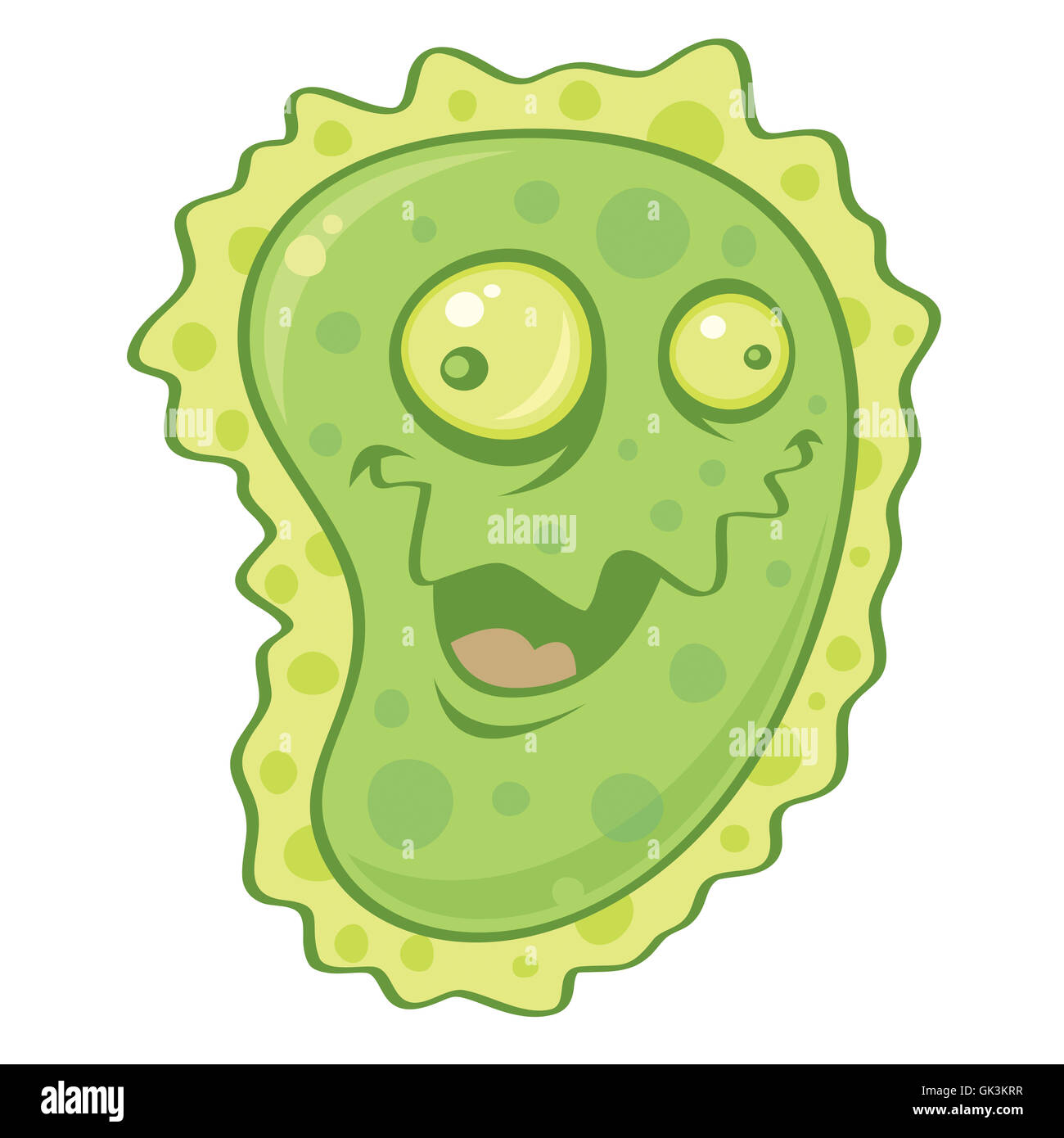 gripe del virus germen Foto de stock