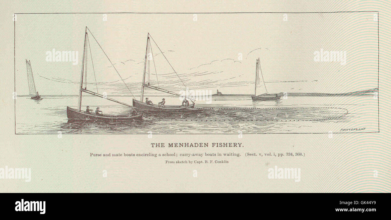 45921 Pesquería Menhaden Foto de stock