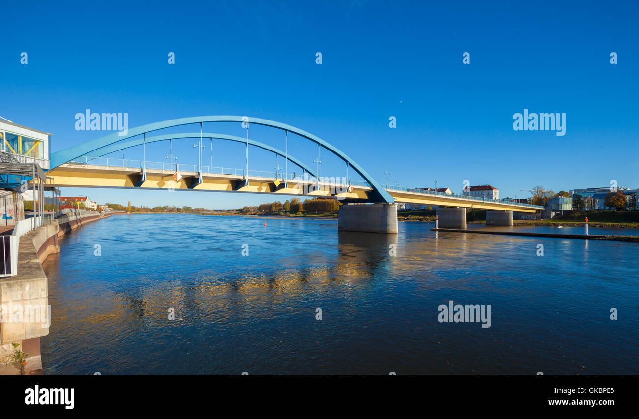 Turismo blue bridge. Foto de stock