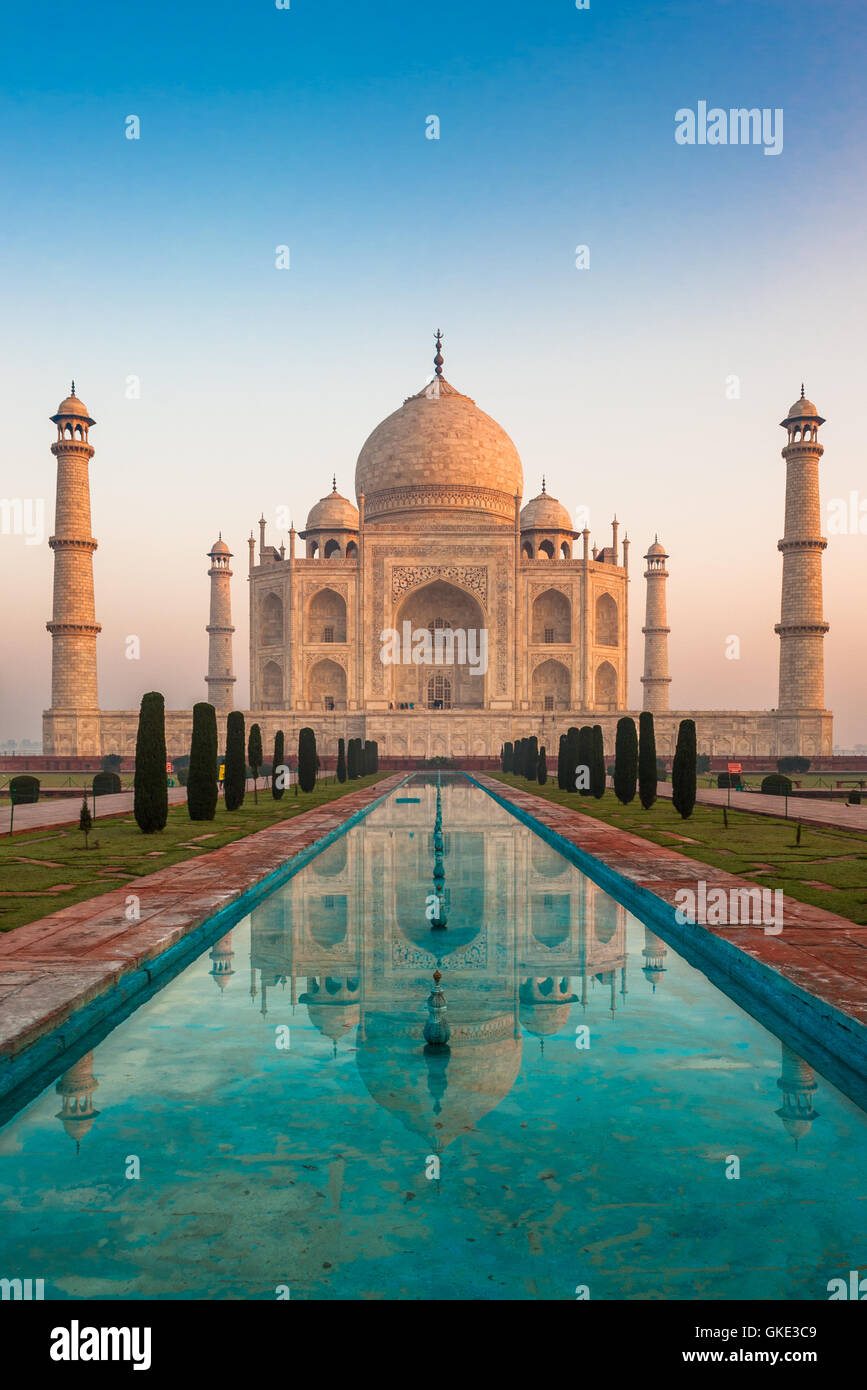 Taj Mahal, Agra, India Foto de stock